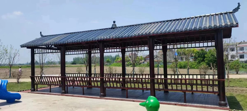 樹脂瓦長(zhǎng)廊