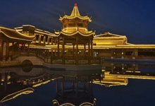 新疆博樂周總定購古建雙層八角古建亭、軒亭、古建文化長廊