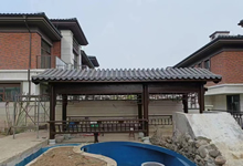 河南劉總的小青瓦古建長廊