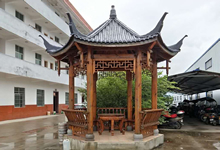 防腐木六角亭子價格，木質(zhì)涼亭多少錢一個