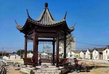 涼亭安裝費用，安裝一個防腐木涼亭要多少錢